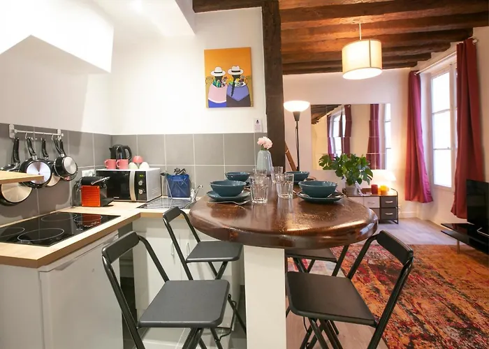Authentic Apartment In Center Of Parisian Marais